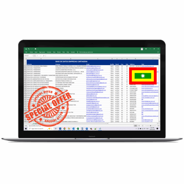 Base de Datos Empresas Cartagena