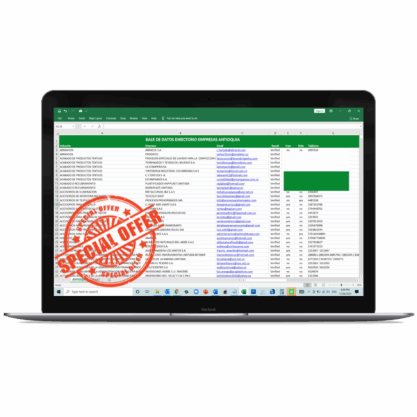 Base de Datos Empresas Antioquia 2026