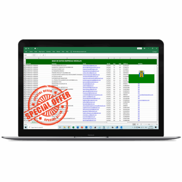 Base de Datos Empresas Medellín 2026