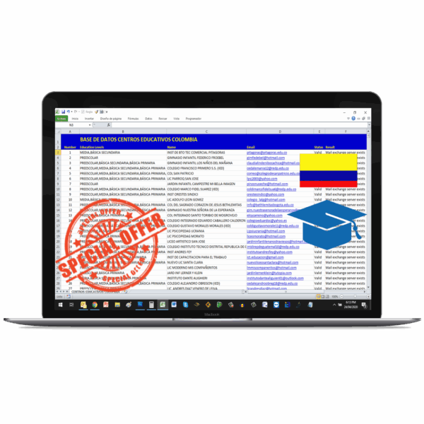 Base de Datos Centros Educativos Públicos Colombia 2026